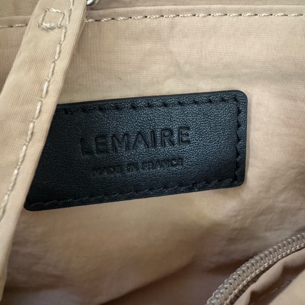 Lemaire Cream Mesh Hobo Bag - Picture 6 of 7